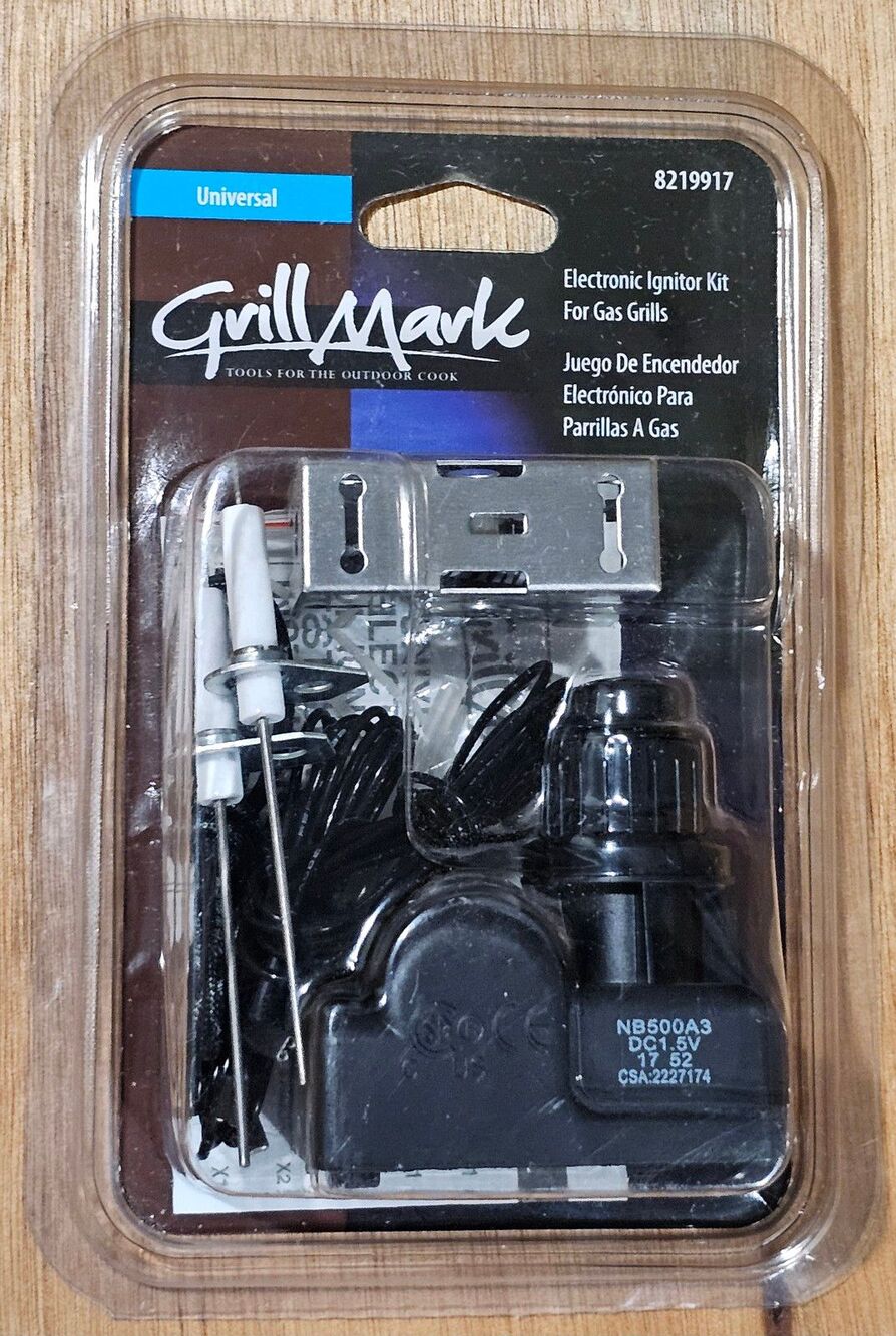 GRILL MARK Universal Gas Grill Electronic Igniter Kit Sealed NEW